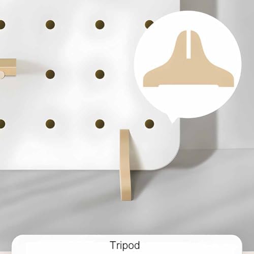 Freestanding Pegboard Organizer Rack - Versatile Storage Solution for Tools, Crafts, and Ornaments, Wall-Mountable Design for Easy Display and Accessibility