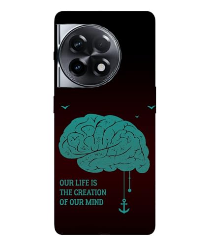 TRUEMAGNET Premium ”Brain-Quotes”’ Printed Hard Mobile Back Cover & Case for OnePlus 11R 5G, Designer/Attractive Case for Your Smartphone TRUEMAGNET Premium ”Brain-Quotes”’ Printed Hard Mobile Back Cover & Case for OnePlus 11R 5G, Designer/Attractive Case for Your Smartphone