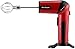 Wonderper Cordless Mixer Rechargeable Hand Mixer Hand Mixer Battery Hand Mixer Battery Operated Cordless Kitchen Mixer - Red