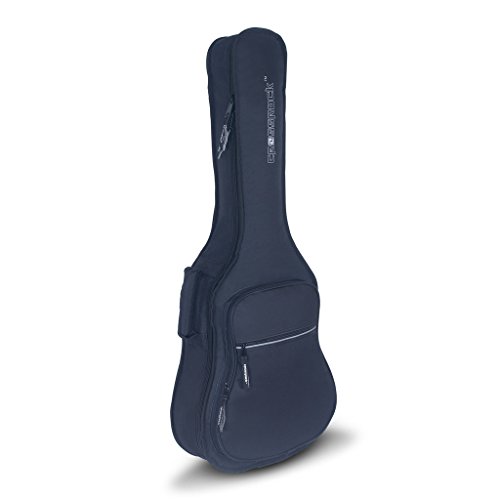 Image of Crossrock CRSG106CBK 4 /4 Size Classical Guitar Bag with 10mm Padded and Padded Backpack Straps in Black