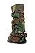 sexytag Metallic Boots Slouchy Foldover Mid Calf Boots for Women Platform Round Toe Western Combat Chrom Pull-On Fashion Shark Booties Camouflage Size 8