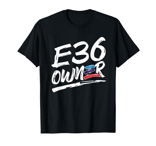 E36 Owner Us T-Shirt, Men, Black, Large