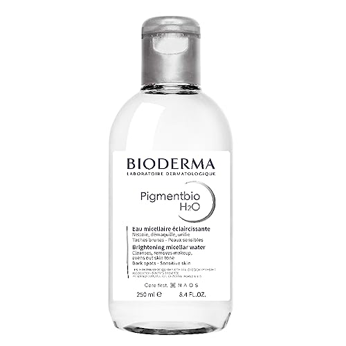 BIODERMA Pigmentbio H2O sanft reinigendes, aufhellendes Mizellenwasser bei Pigmentflecken, 250 ml Rozwiązanie