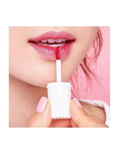 Image of Kamz Beauty Korean Style Liquid Lip and Cheek Tint with Watermelon, Strawberry, Tomato Extracts - Rose Fragrance & Long-lasting High-Glossy Finish Smudge & Waterproof Cheeks Blusher for Women