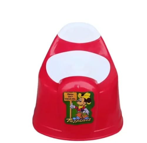 Image of 2 in 1 Potty Training Seat for 1+ Year Old Kids Adaptable Toilet Training Chair with Removable Potty Bowl & Non-Slip Base Comfortable Potty Trainer for Boys & Girl Pack of 1 (Red)