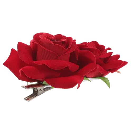 Pinces à cheveux de mariage fleur de rose unique élégante