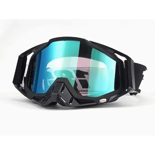 Dexpally Lunette Moto Cross Masque Moto Cross Lunettes Moto Tout Terrain Motocross Goggles Lunettes Moto Coupe Vent pour VTT, Casques Ouverts