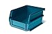 Triton Products LocBin (3-210TB-6) 5-3/8 In. L x 4-1/8 In. W x 3 In. H Teal Stacking, Hanging, Interlocking Polypropylene Bins, 6 CT