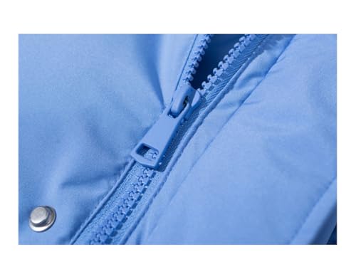 Doudoune à capuche homme bleu clair pour ville et randonnée
