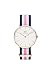 Daniel Wellington Women's 0506DW Classic Southhampton Stainless Steel Watch With Multi-Color Striped Band