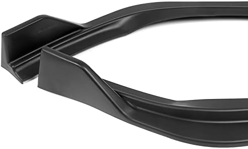 3PCS Front Bumper Lip Kit fit for compatible with 2013-2015 Lexus ES350 / ES300h, STP-Style Splitter Trim Protection Spoiler, Air-Dam-Chin-Diffuser (Unpainted Matt Black)