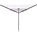 Strata 164 FT Umbrella Clothesline Outdoor - Clothes Line Outdoors Aluminum Frame with Ground Socket - Clotheslines for Outside Laundry Drying, Washing Line for Hanging Clothes, Sheets etc.