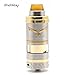 Produktbild Shenray VG V6s Style 23mm RTA 6ML Kapazität 316ss einstellbarer niedriger Luftstrom Single Coil Zerstäuber RTA Rebuildable Tank Atomizer w/Logo (Gold/Silver 23MM)