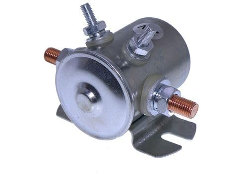 Aftermarket 24V 4 Terminal Solenoid Relay 73117176 Fit Intended for 845 845B 865 865B 885 885B F140B F170B F200B FG105 FG70 FG85 RG140 RG170 Motor Grader