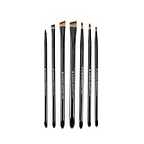 Majestic Royal and Langnickel Short Handle Paint Brush Set, Filbert and Angular, 7-Piece