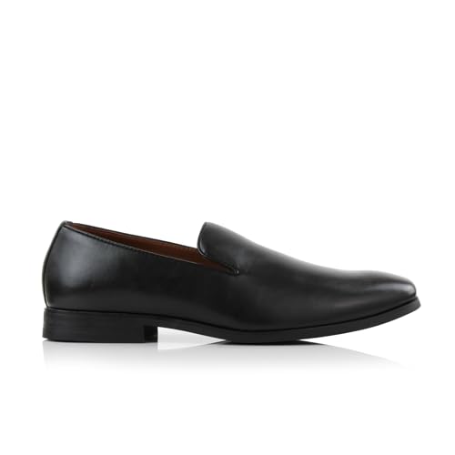 Image of Ferro Aldo Men's Dress Loafer Collection | Modern & Classic Slip-On Styles | Available in Suede, Woven, and Wholecut