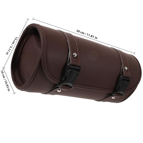Bolsa Lateral Organizadora para Herramientas para Motocicleta VALICLUD Café Resistente miniatura 2
