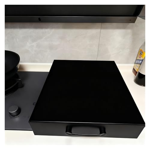 Gas Stoves Top Cover L-Shaped Smooth Folding Edge Gas Stove Cover Board for Compact Kitchens, Prep Areas and Apartments(40x48x9cm/15.75x18.90x3.54in)