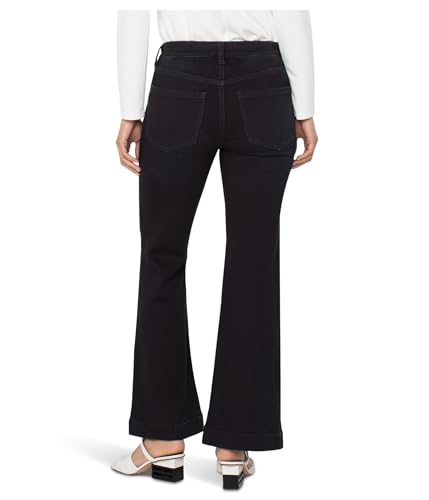 Liverpool Women's Gia Pull-on Mid-Rise Flare Jean with Wide Hem 30'' Inseam2