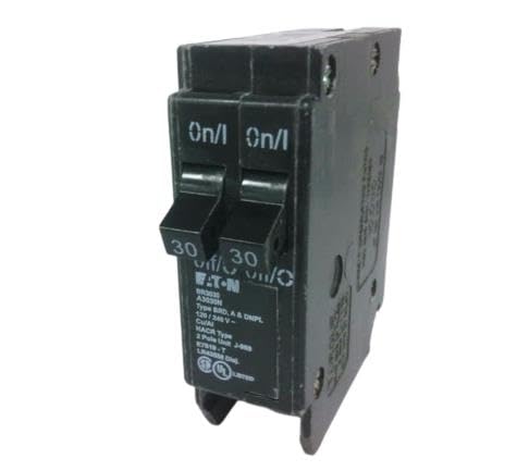CUTLER HAMMER BD3030 10 KAIC, 120 V, 30-30 AMP, Circuit Breaker, Single Pole, Thermal Magnetic, Type BD