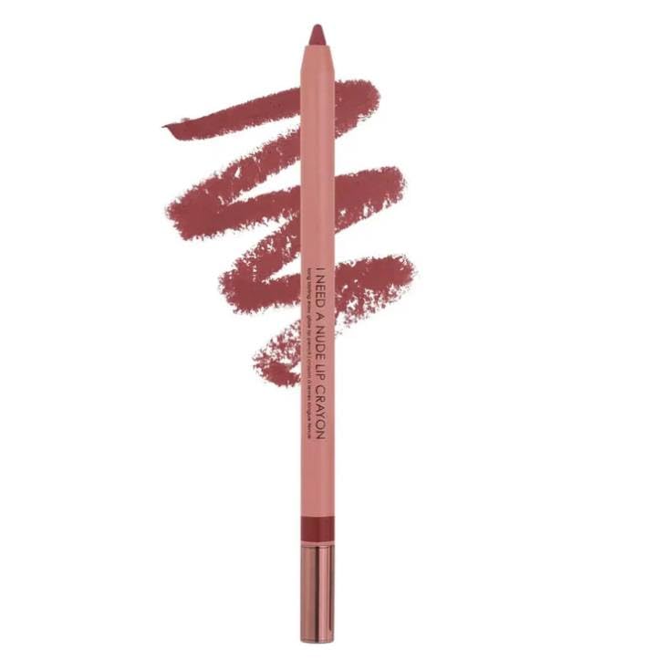 Natasha Denona I Need A Nude Lip Crayon - P7 Renee (Rusty Rose) + Bonus Premium Korean Sheet Masque