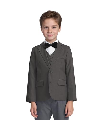 Boys' Formal Solid Color Blazer Jacket School Uniform Coat2