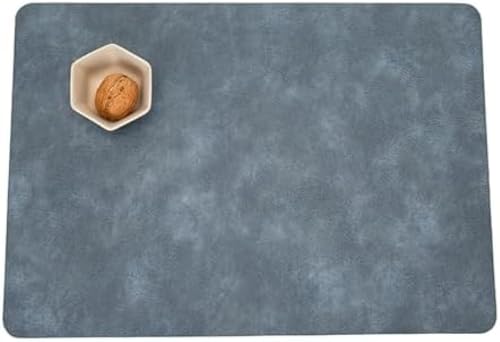 Set de table antidérapant gris foncé 43x30 cm lavable - 2