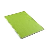 EcoQua Staplebound Lined Notebook - Lime 38 Sheet Notebook - 8.25