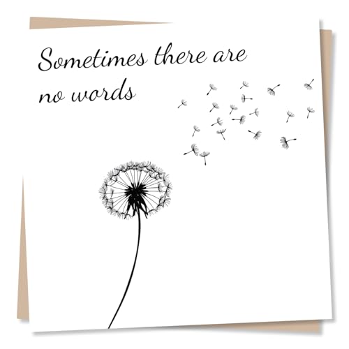 Beautiful Poignant Grief or Sympathy Card For Loss of A Love