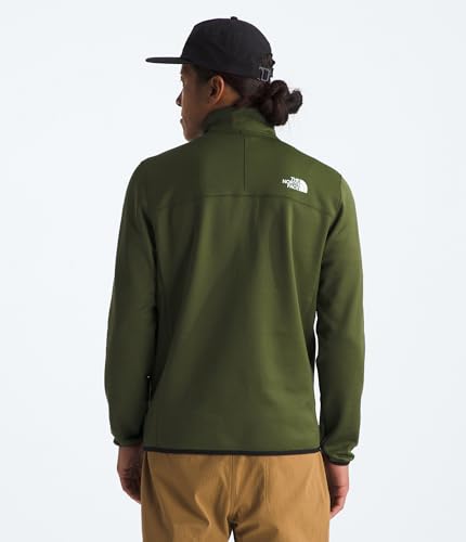 Image of THE NORTH FACE Men's Crest Full Zip Jacket | Water Repellent Fleece Coat, Double Layer Stand Collar & Zip Hand Pockets