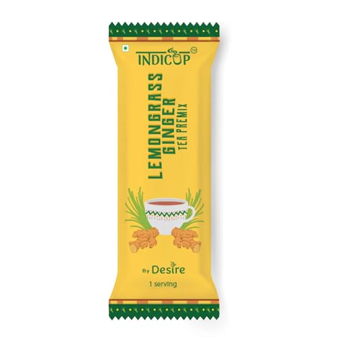 Image of Indicup Lemongrass Ginger Tea Instant Premix, (2 SACHETS)