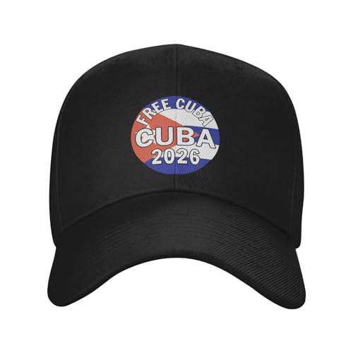 Free Cuba 2026 Cuba Libre Sandwich Hats Baseball Cap Unisex Black miniatura 2