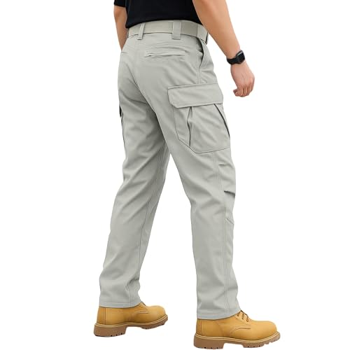 Men's Ripstop Cargo Pants Work Tactical Quick Dry Durable Water Resistant Pant Trousers with Pockets, M-3XL2