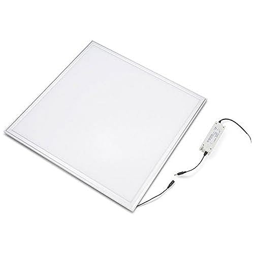 Panneau LED 48W JANDEI kit de 3 dalles de plafond carrées blanc froid 6000K