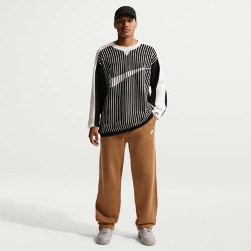 Image of Nike Men's Club Open Hem Brushed Fleece Pants