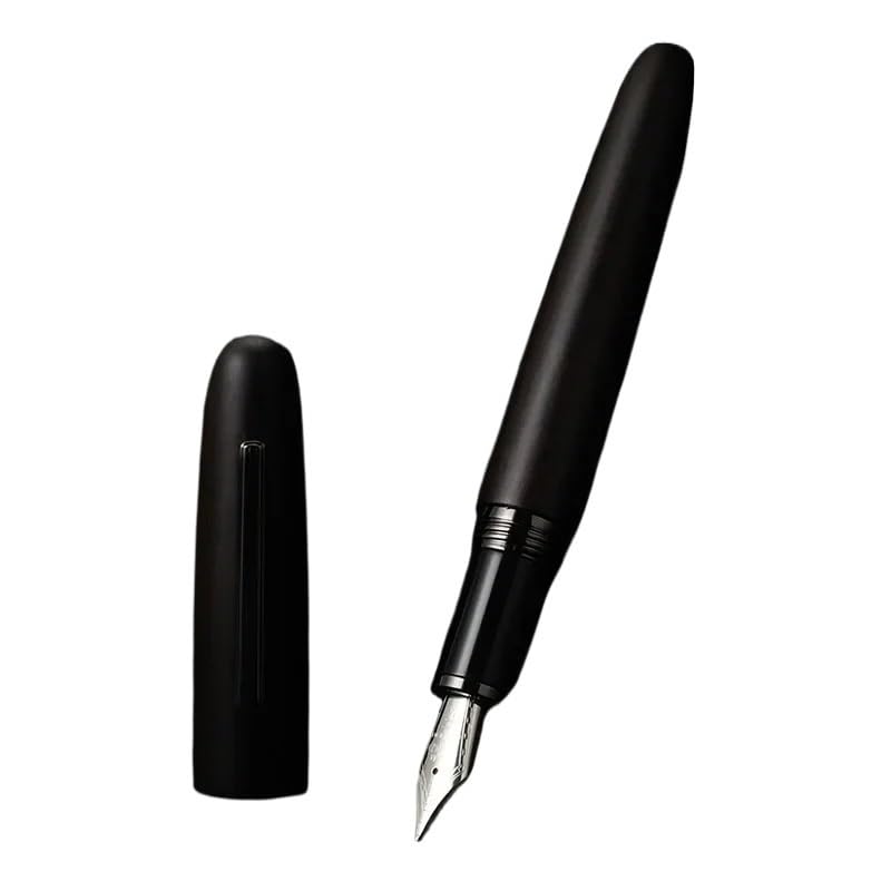 Füllfederhalter aus Naturholz, 0,38/0,5/1,0 mm, extra feine Feder, luxuriös, elegant, für Büro, Schule, Schreibwaren (06, M (0,7 mm))