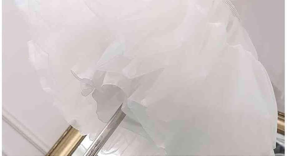 WOWBRIDAL Women's Petticoat 50s 4 Levels Hoopless Short Length Tulle Crinoline Underskirts Dress Bubble Skirt Above Knee - Image 7
