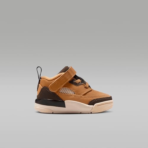Jordan Spizike Low Baby/Toddler Shoes (FQ3952-202, Flax/Black/Sanddrift/Baroque Brown)3