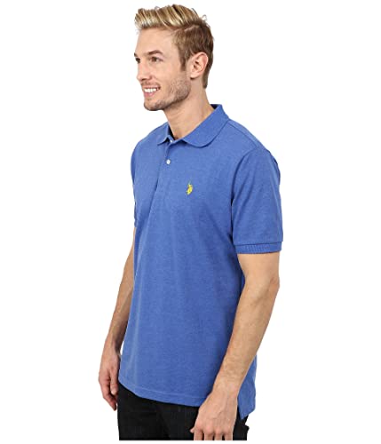 Image of U.S. POLO ASSN. Men Cotton Regular Fit Solid Polo With Small Pony