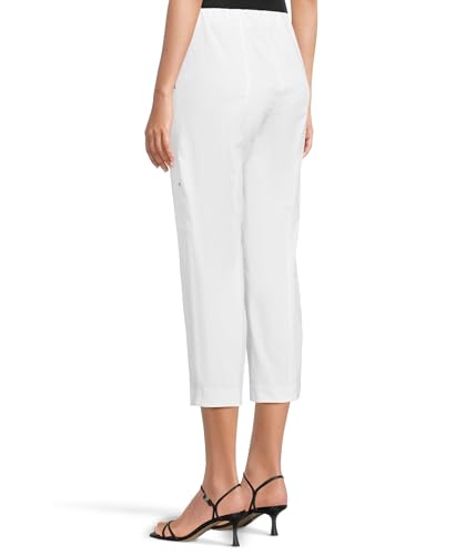 Elliott Lauren Women's Pull on Crop Cargo Pants with Slanted Pockets Rivets Detail3