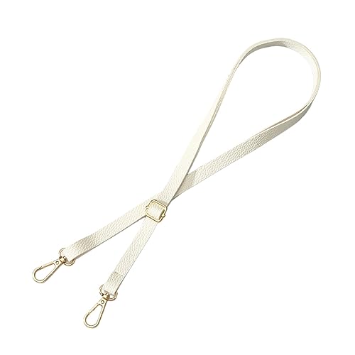 Bag Shoulder Strap Purse Strap for Handbag Fashion Lightweight,PU Leather, Replacement Cross Body Strap for Purse Making Clutches Small Bags, off white - Main Image