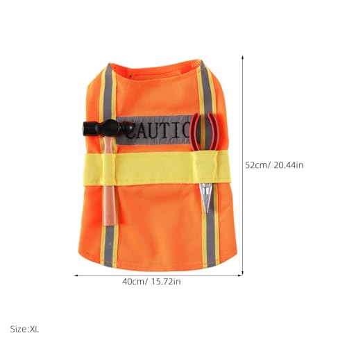Disfraz para perro Gadpiparty XL naranja resistente miniatura 2