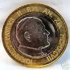 POPE JOHN PAUL II - UNCIRCULATED 1000 LIRA - LEGAL RENDER COIN