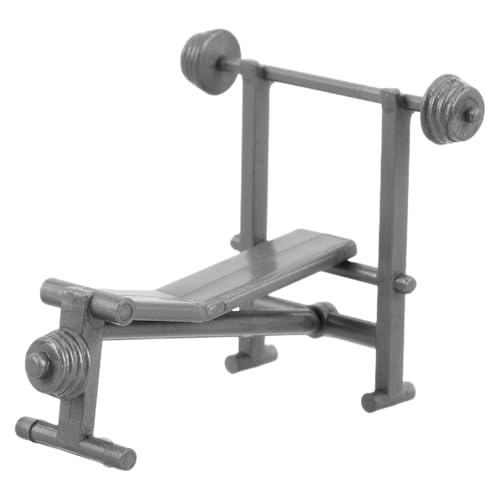 JOINPAYA Dollhouse Mini Gym Set with Barbell & Bench
