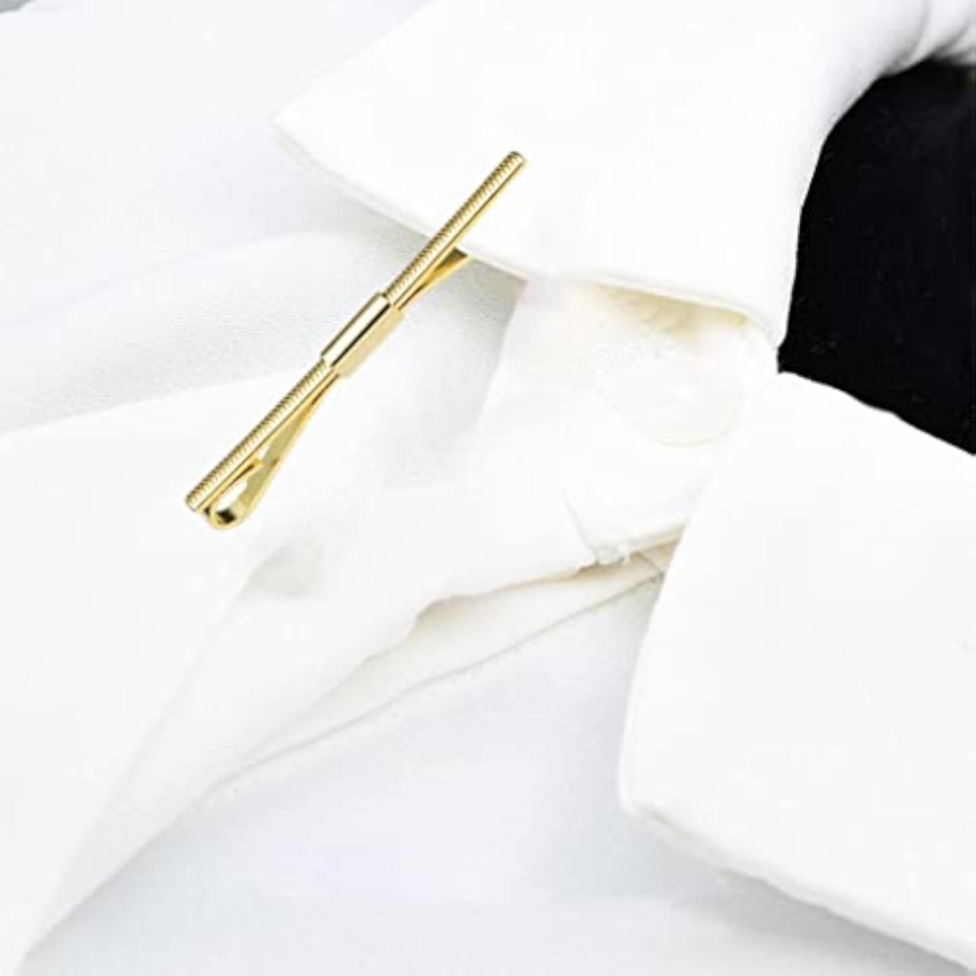 Unisex Golden Tie Bar Pin for Scarf Necktie