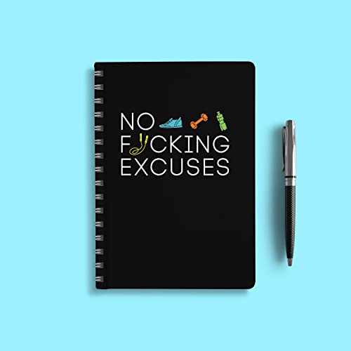 2023 No F*cking Excuses Fitness Tracker: A Planner to Cut the Bullsh*t and Crush Your Goals This Yea