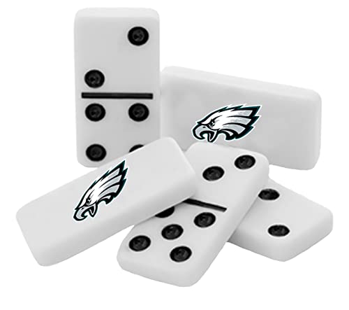 MasterPieces Game Day - NFL Philadelphia Eagles - 28 Piece Team Logo Double Six Domino Set