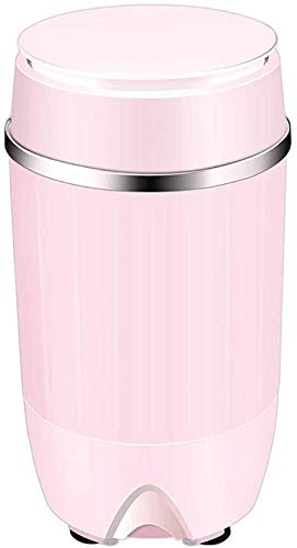 tragbar Mini Waschen Maschine, Kompakt Single Wanne Waschen Maschine, Geeignet zum Familie, Schlafsaal, Wohnung,Pink
