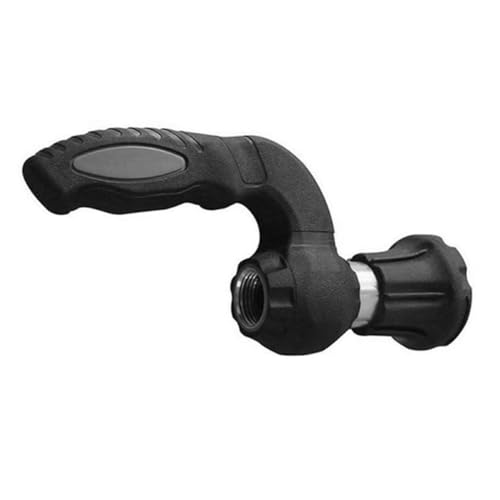 Happyyami 1 Pc de agua a alta presión jetnozzle jet nozzle colador Boquilla tanque manguera ducha dispositivo de riego de jardín equipo de riego de invernadero AbS Black