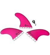 Culture Supply Signature RTM Honeycomb Tri Fin Surfboard Fin Sets - 5 Colors | 3 Sizes